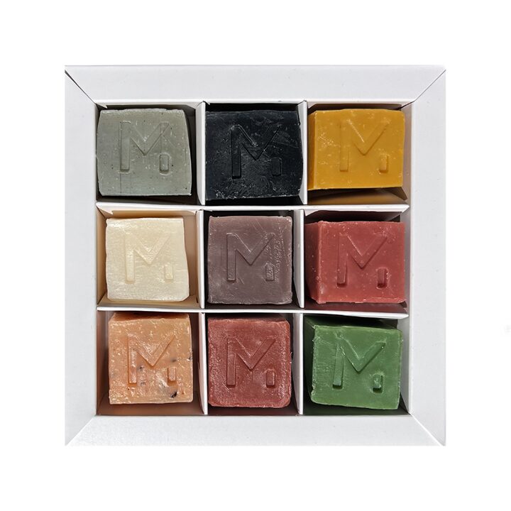 Mwerre Gift Boxed Guest Soaps | Indigenous Clay & Ochre Soap Set (9 Pack, Vegan & Handmade)