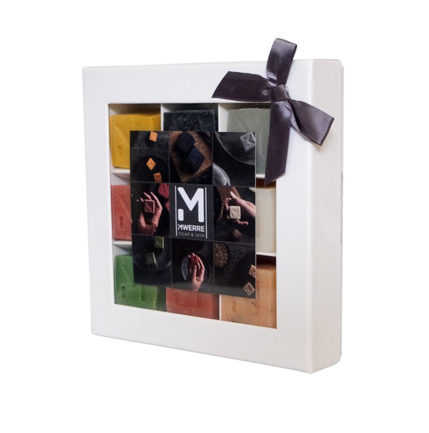 Mwerre Gift Boxed Guest Soaps | Indigenous Clay & Ochre Soap Set (9 Pack, Vegan & Handmade)
