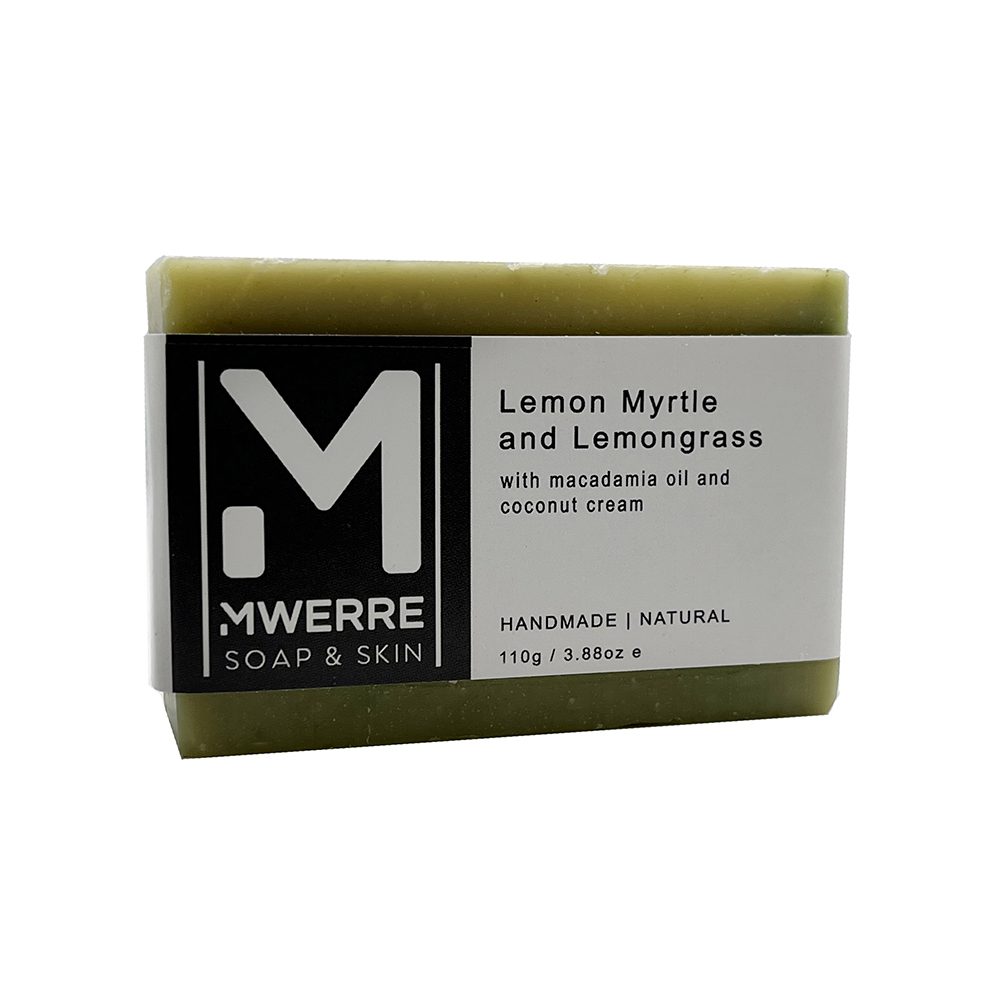 Lemon Myrtle & Lemongrass Soap – Handmade Natural Soap with Lime, Vegan & Refreshing