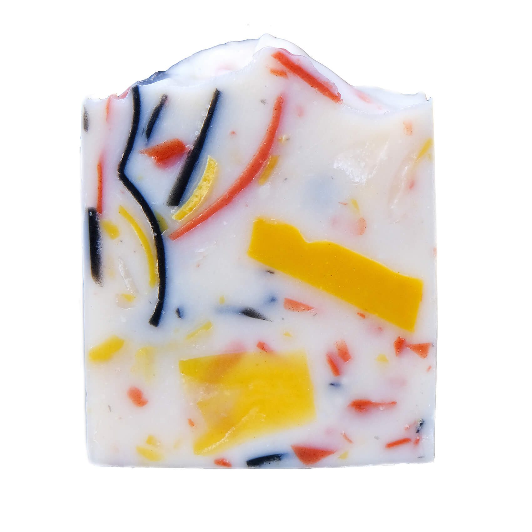 Scribbly Soap – Red, Black & Yellow | Handcrafted Artisan Cold-Process Soap, Vegan & Sustainable